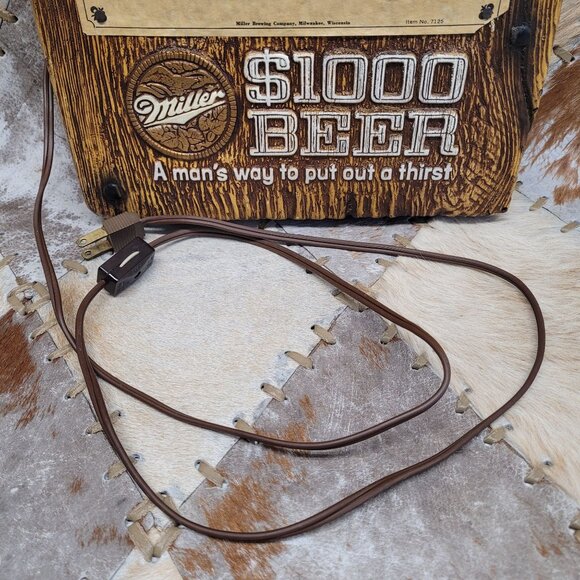 Vintage 1972 $1000 Beer "Reward Yourself" Milwaukee Wisconsin Mancave - Picture 3 of 7
